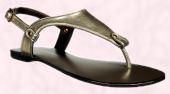 Gold toe-post sandal �15/�22, from the Dorothy Perkins Spring Summer 2008 collection.